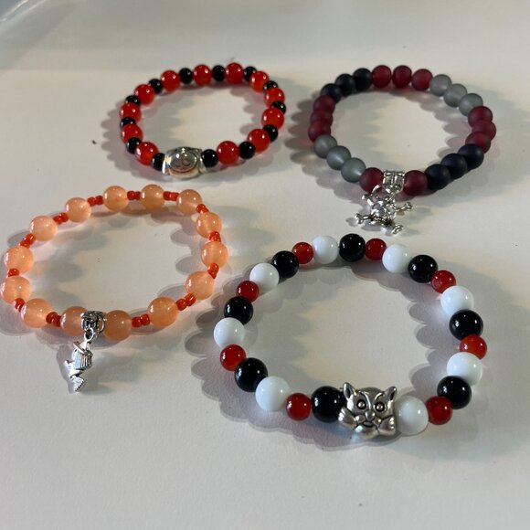 Goth Halloween Bracelets (small/kids) - Picture 3 of 4